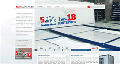 Desktop Screenshot of nuhcontainer.com